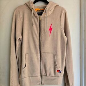 Aviator Nation Lightning Bolt Zip-Up Hoodie (Size M) *Like New*